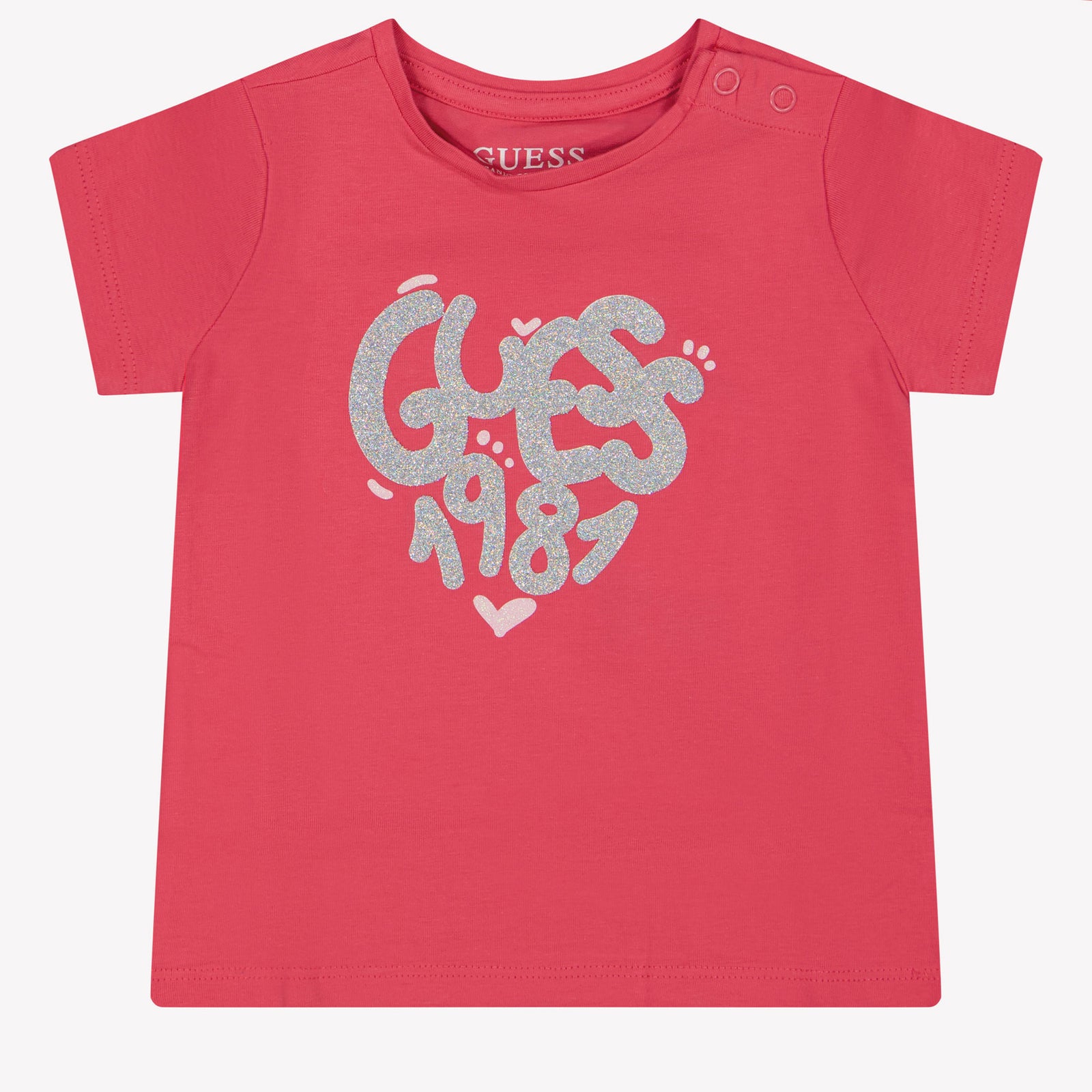 Guess Bebé Chicas Camiseta en Fucsia