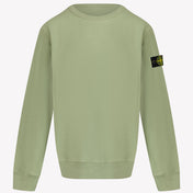 Stone Island Meninos Sweater Olive Green