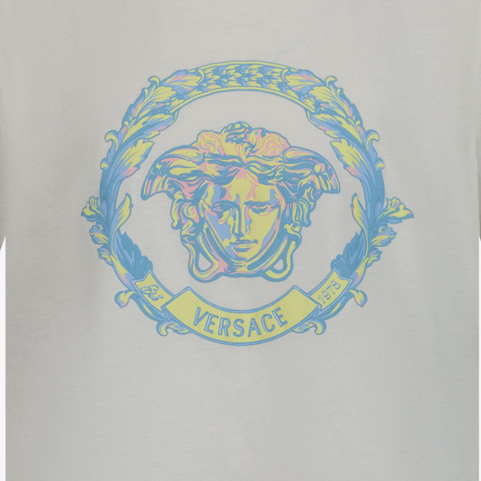 Versace Kinder Unisex T-shirt Wit