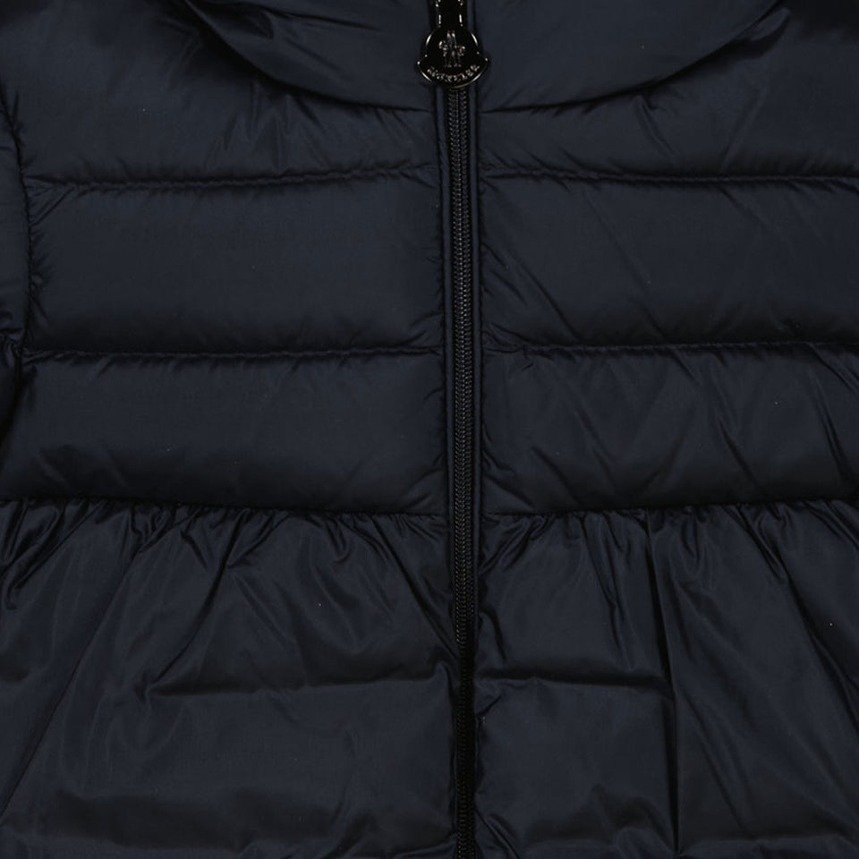 Moncler Odile Baby Mädchen Winterjacke Marineblau