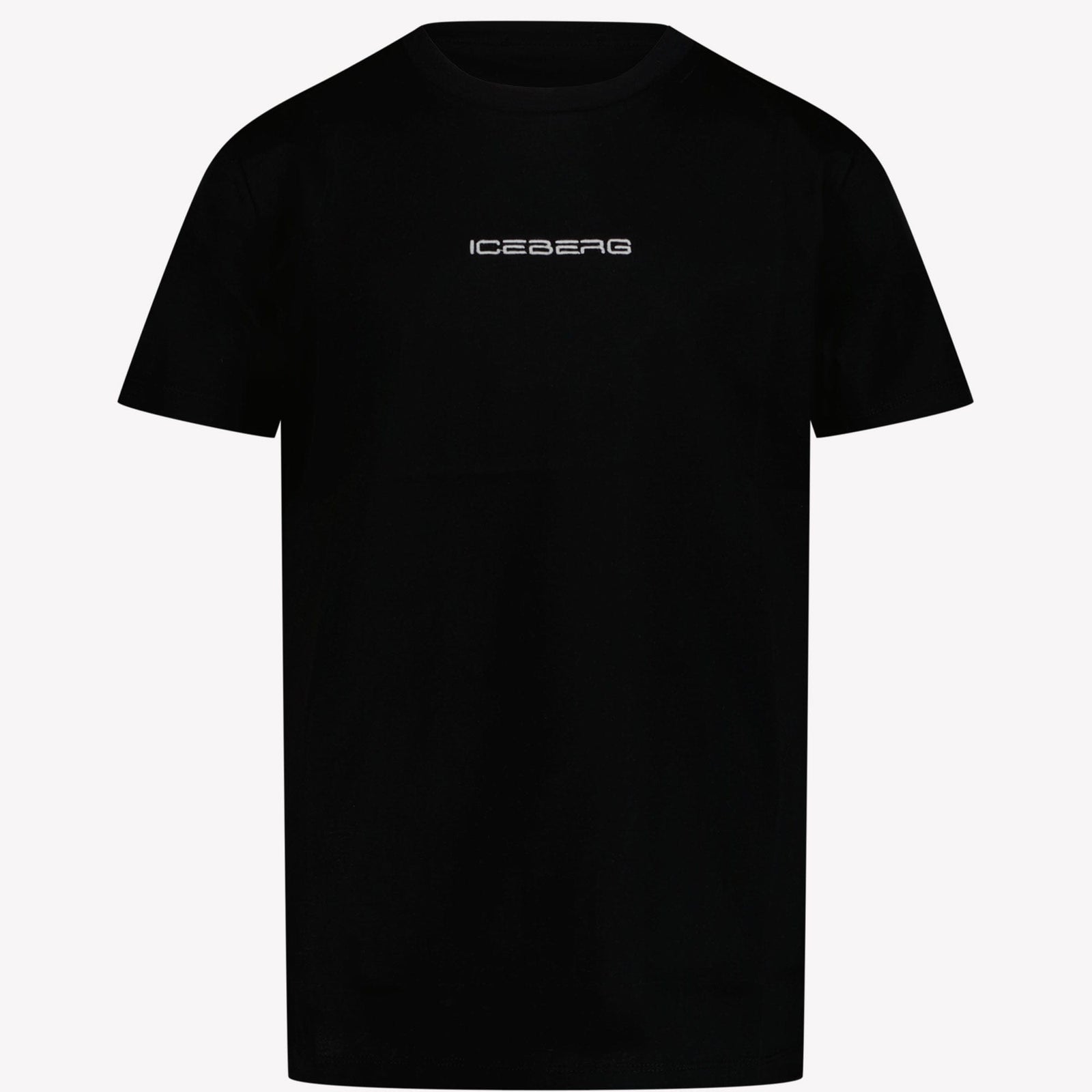 Iceberg Kinder Jongens T-shirt Zwart 4Y