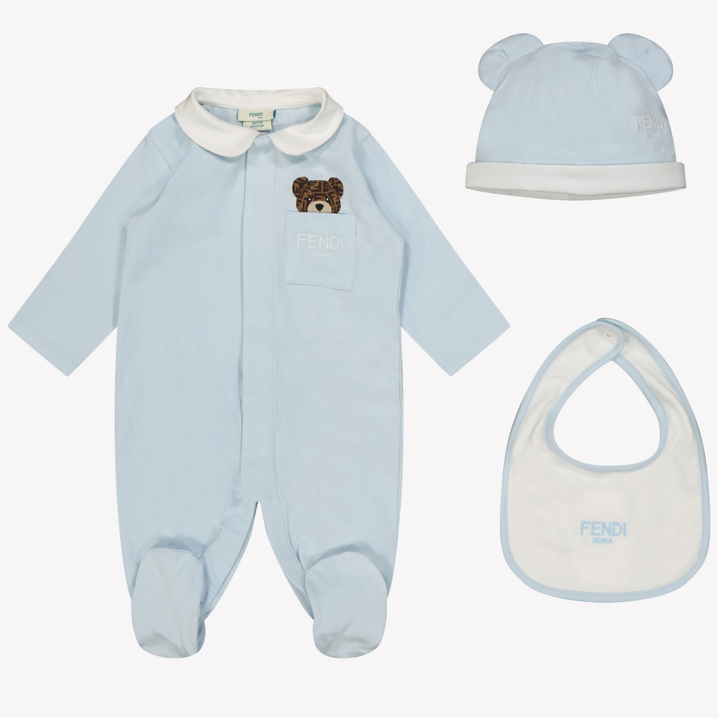 Fendi Bébé Unisexe Boîte en boîte Bleu Clair