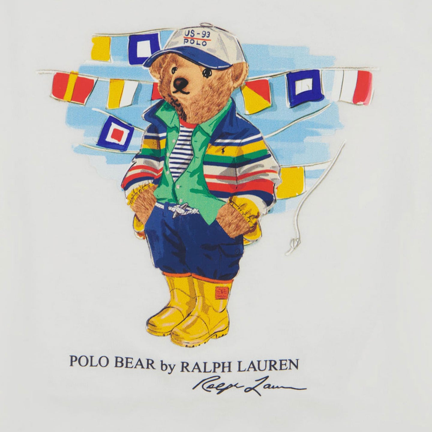 Ralph Lauren Bambino Ragazzi Maglietta dentro Bianco