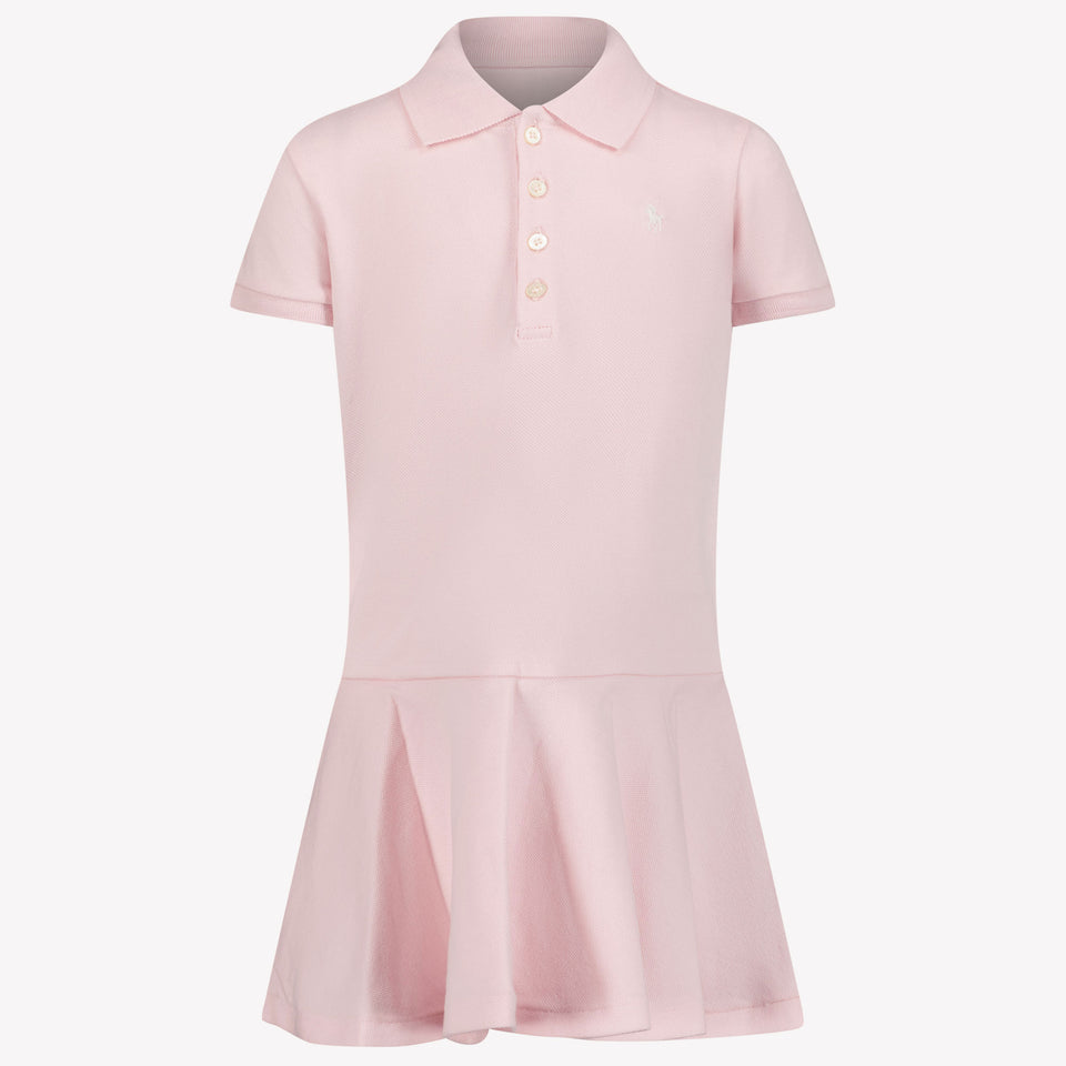 Ralph Lauren Enfant Filles Robe Rose Léger