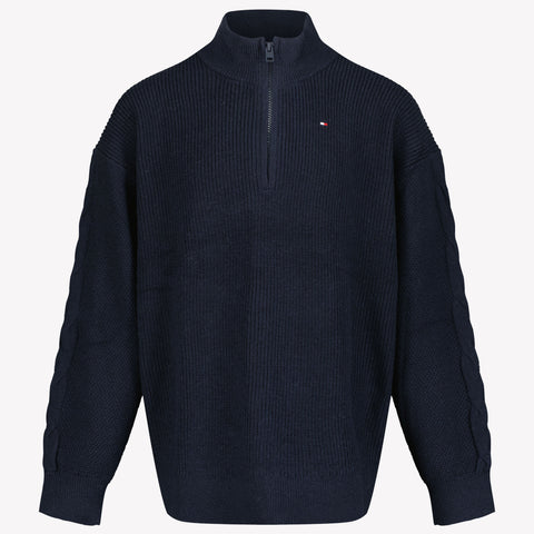 Tommy Hilfiger Chicos Suéter Navy