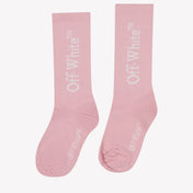 Off-White Ragazze Calzino Rosa