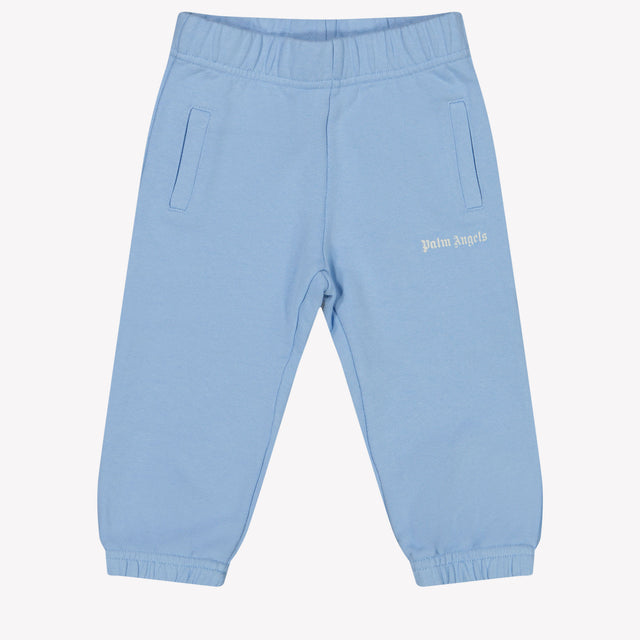 Palm Angels Bébé Garçons Pantalon Bleu Clair