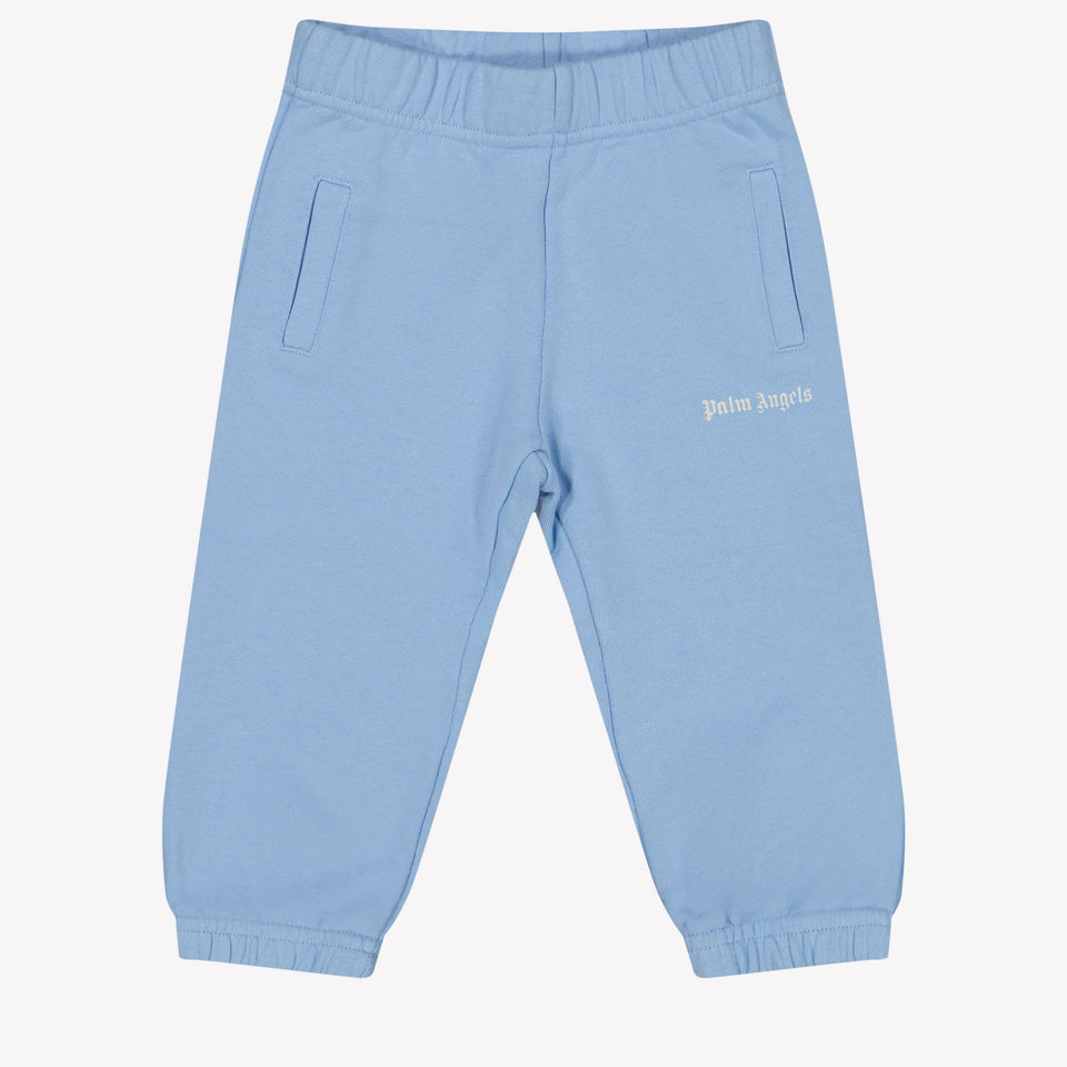 Palm Angels Bébé Garçons Pantalon Bleu Clair