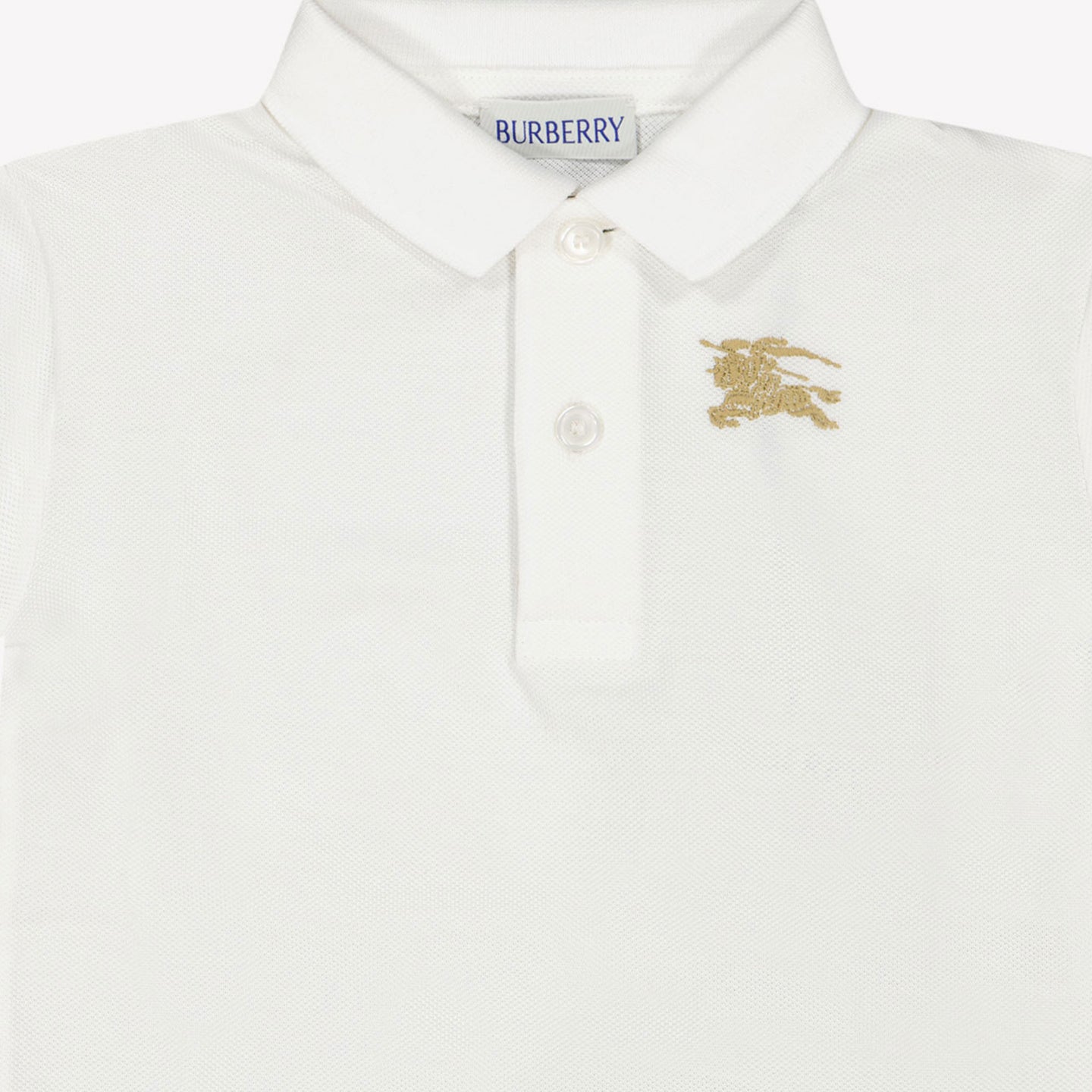 Burberry Johane bébé Garçons Polo Blanc