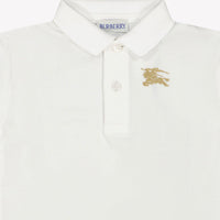 Burberry Johane bébé Garçons Polo Blanc