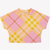Burberry T-shirt rosa de meninas bebês
