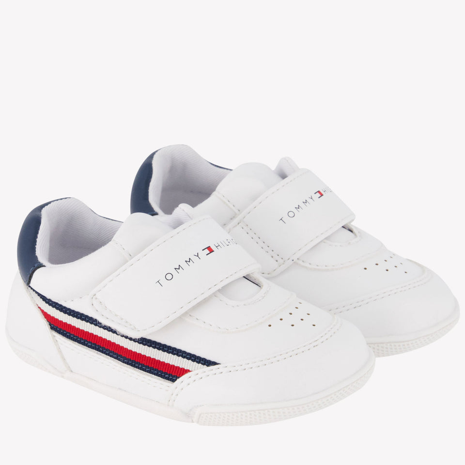 Tommy Hilfiger Bambino Ragazzi Scarpe da ginnastica Bianco