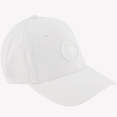 Stone Island Ragazzo Ragazzi Cappuccio Bianco