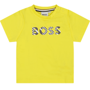 Boss baby pojkar t-shirt gul
