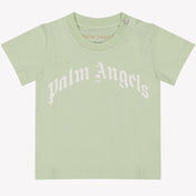 Palm Angels Baby Jungen T-Shirt Minze