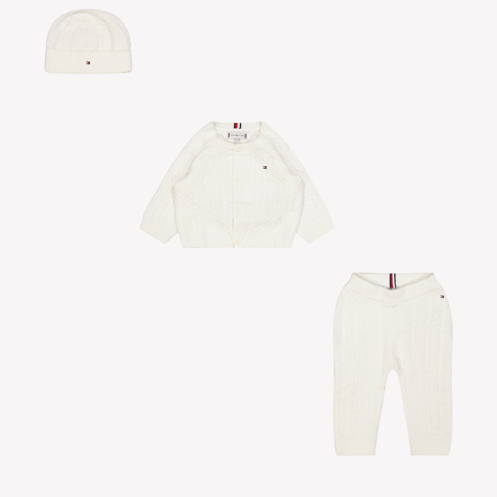 Tommy Hilfiger Bebé Unisex Colocar Blanco Roto