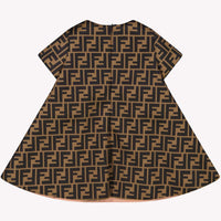Fendi Bébé Filles Robe Marron