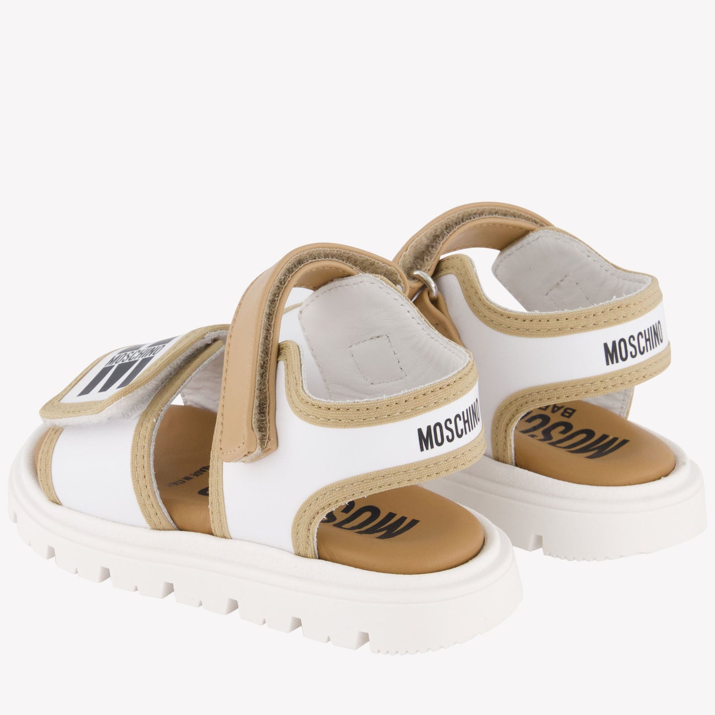 Moschino Unisex Sandalias Beige