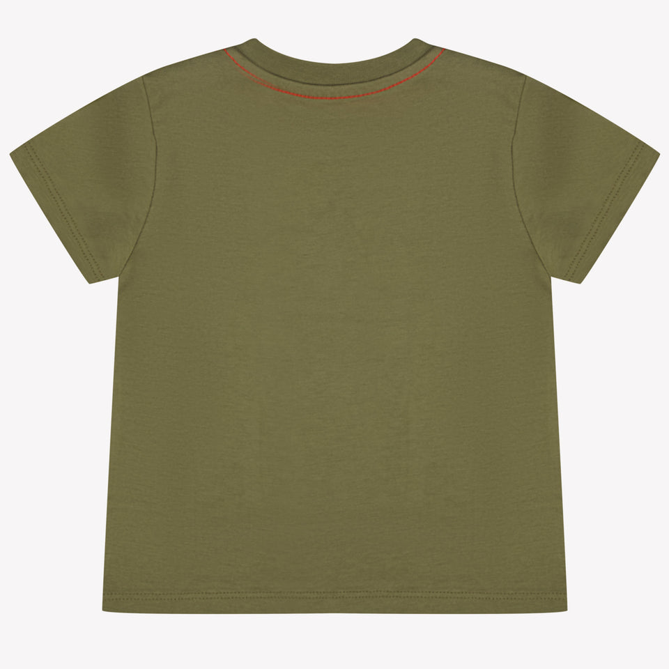 Guess Baby Jungen T-Shirt Armee