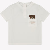 Fendi T-shirt Baby Unisex White
