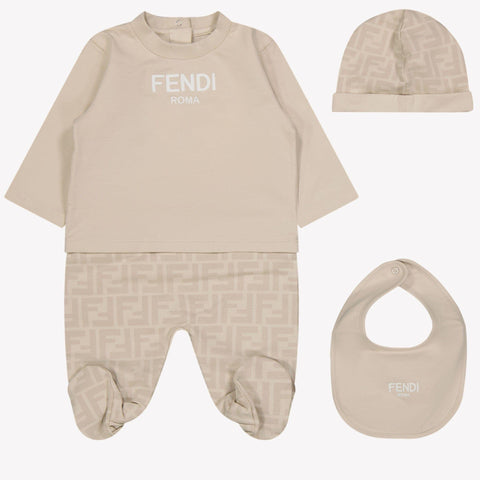 Fendi Bébé Unisexe Boîte en boîte Beige