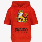 Kenzo Kids Kinders Unisex T-skjorte rød
