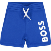 Szef Baby Boys Shorts Cobalt Blue
