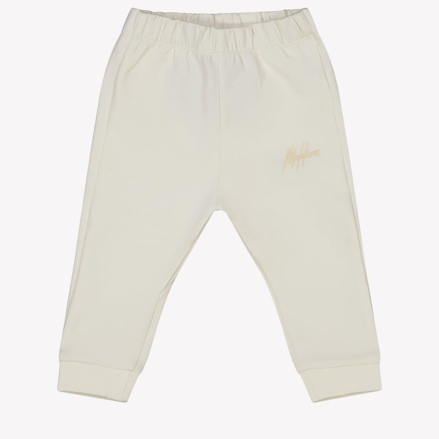 Malelions Baby Unisex Broek Off White