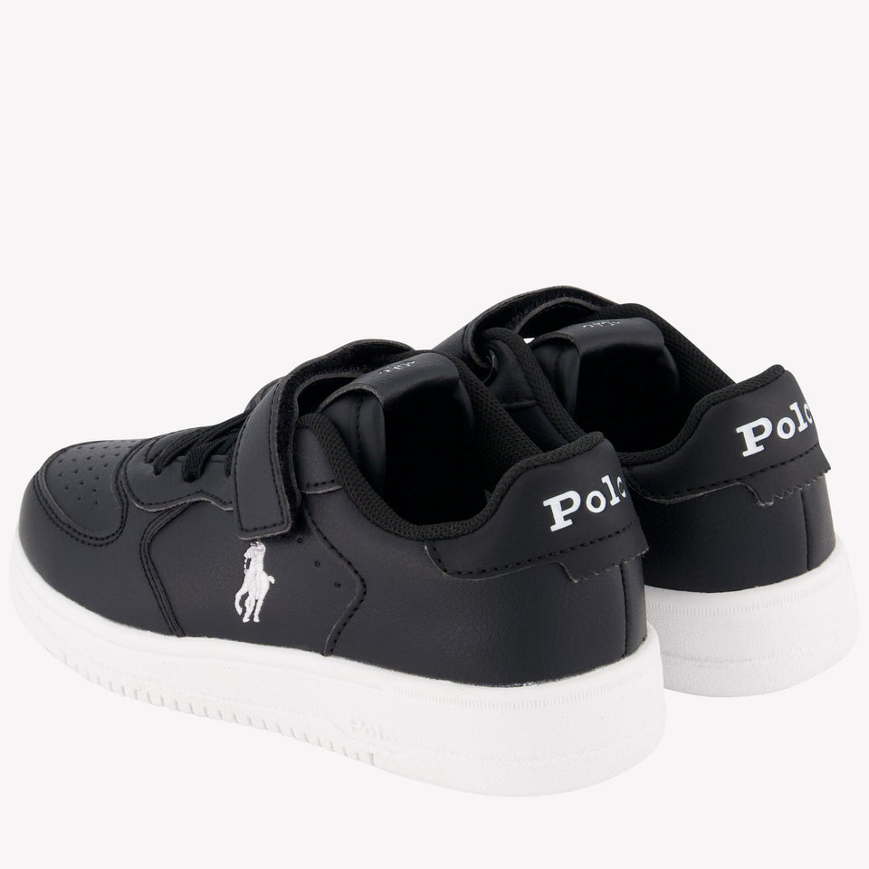 Ralph Lauren Master Court PS Chicos Zapatillas Negro