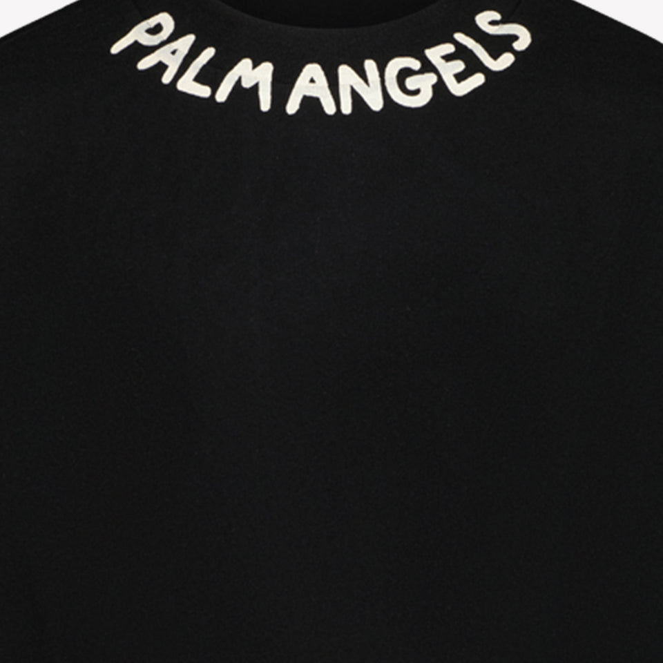 Palm Angels Garçons T-shirt Noir