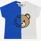 Moschino baby unisex t-skjorte koboltblå