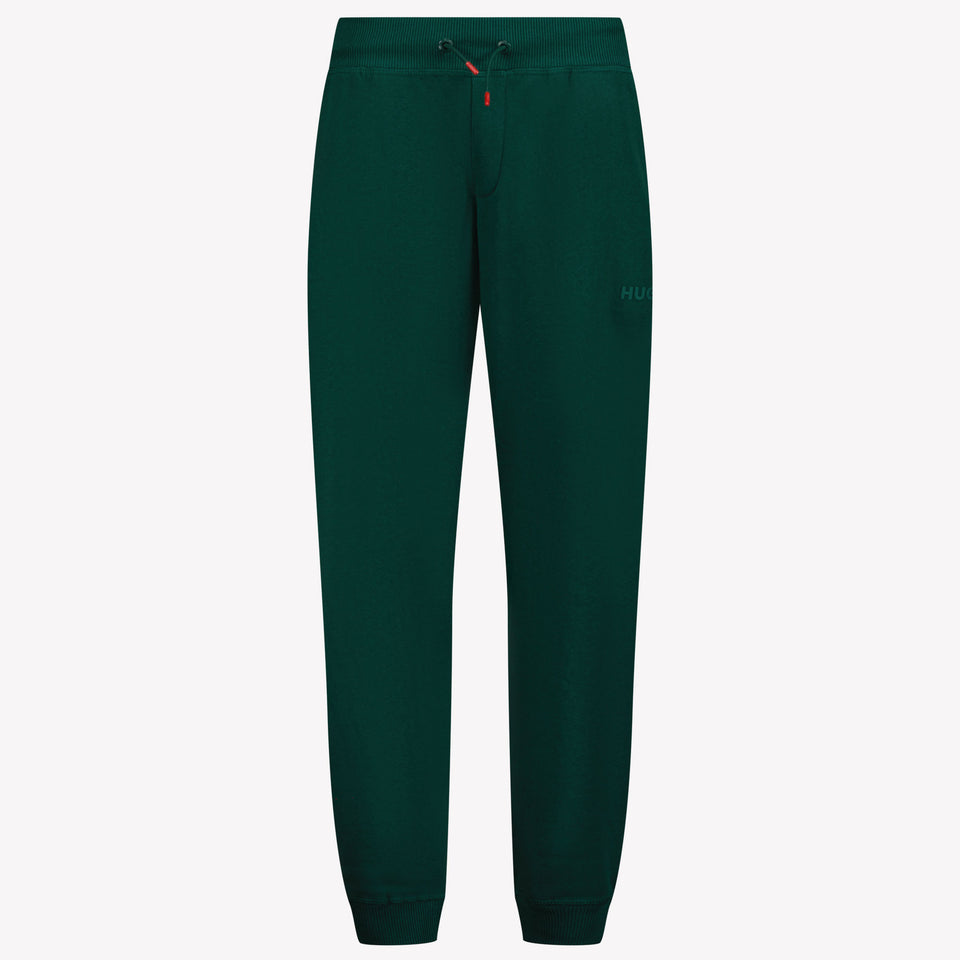 Hugo Kinder Garçons Pantalon Vert Foncé