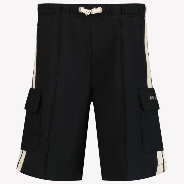 Palm Angels Kinder Jongens Shorts In Zwart