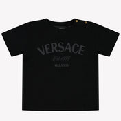 Versace Unisex Camiseta Negro