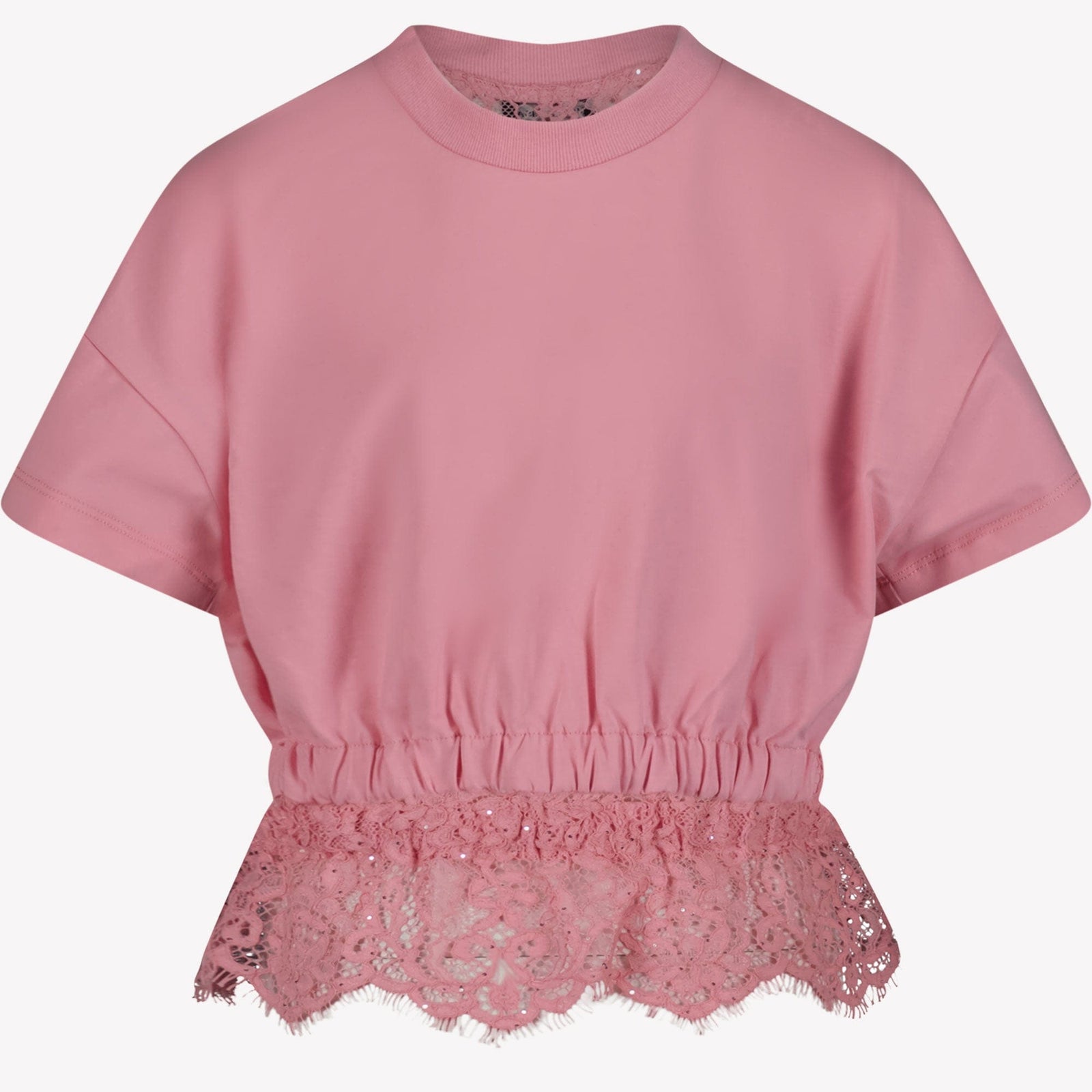 MonnaLisa Kinder Meisjes T-Shirt Roze 4Y