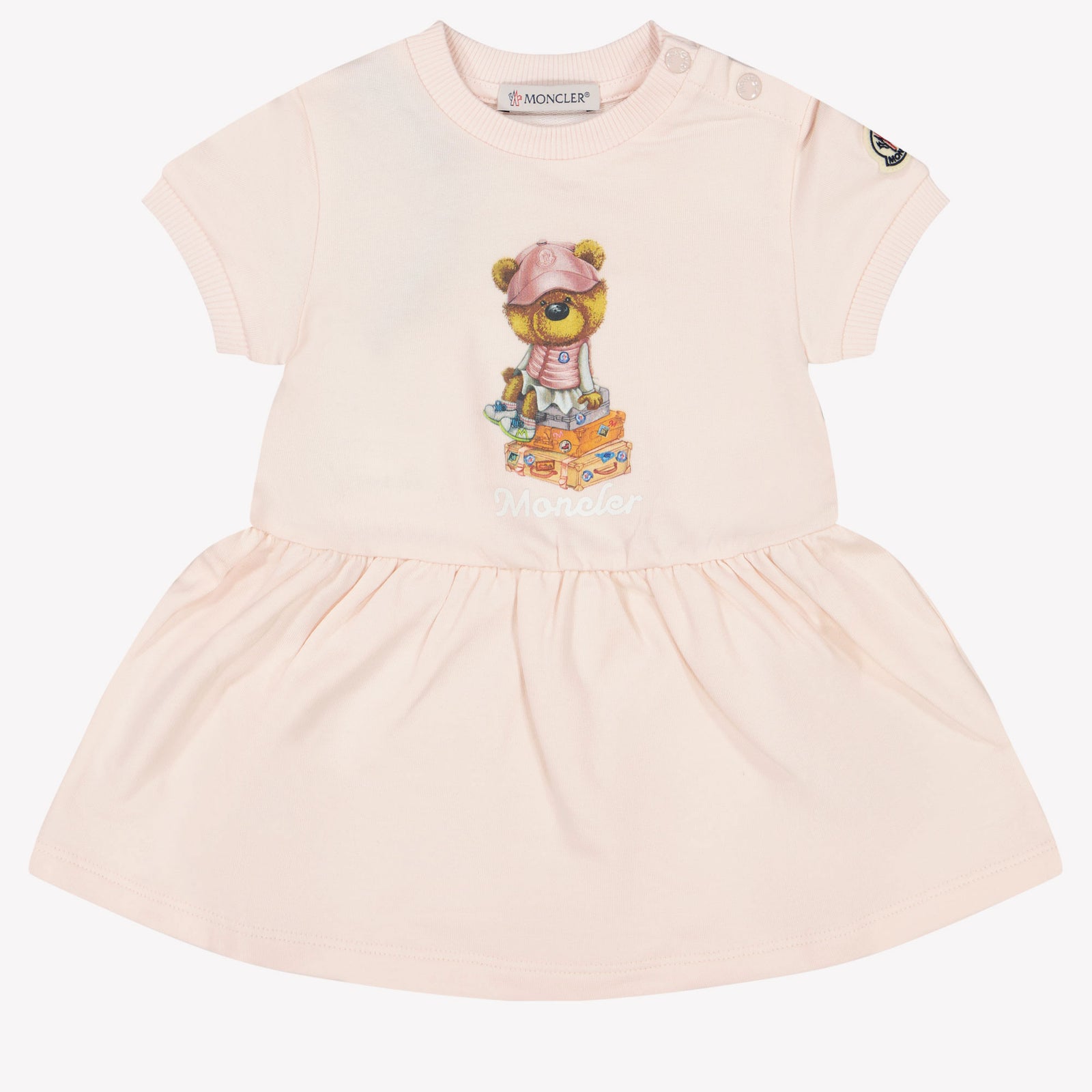 Moncler Bébé Filles Robe Rose Léger