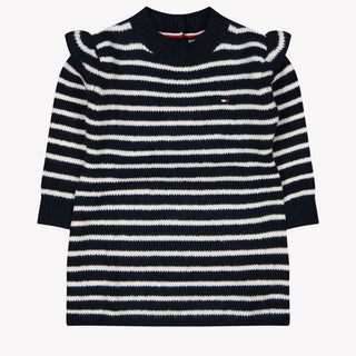 Tommy Hilfiger Baby Mädchen Kleid Marineblau