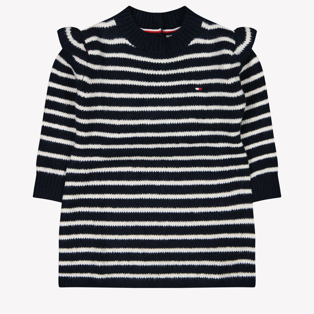 Tommy Hilfiger Bambino Ragazze Vestito Navy