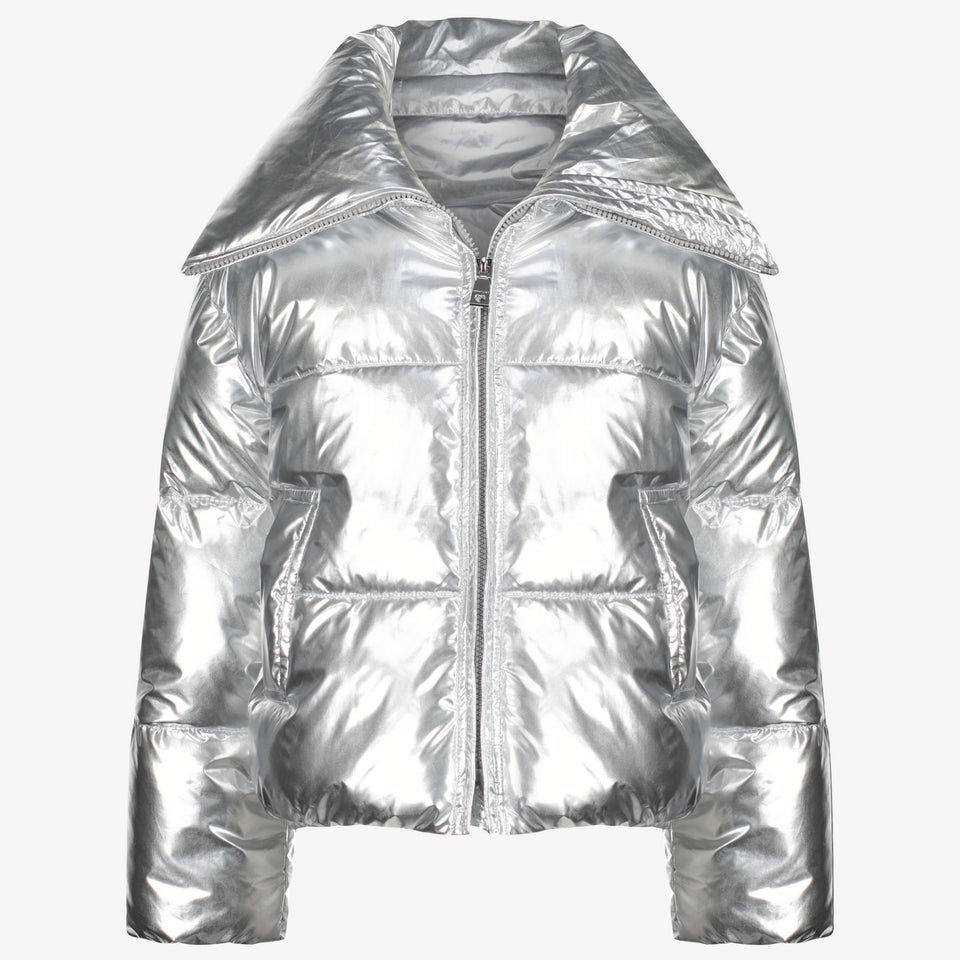 MonnaLisa Mädchen Winterjacke Silber