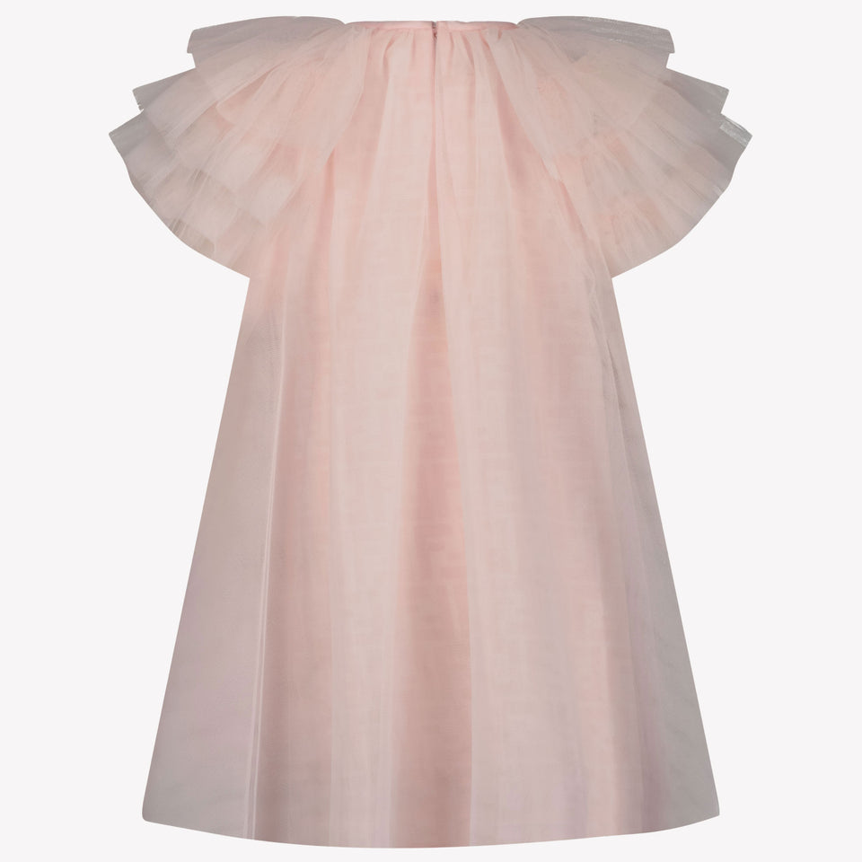 Fendi Ragazzo Ragazze Vestito Rosa Chiaro