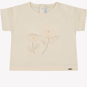 T-shirt delle bambine di Mayoral Off White