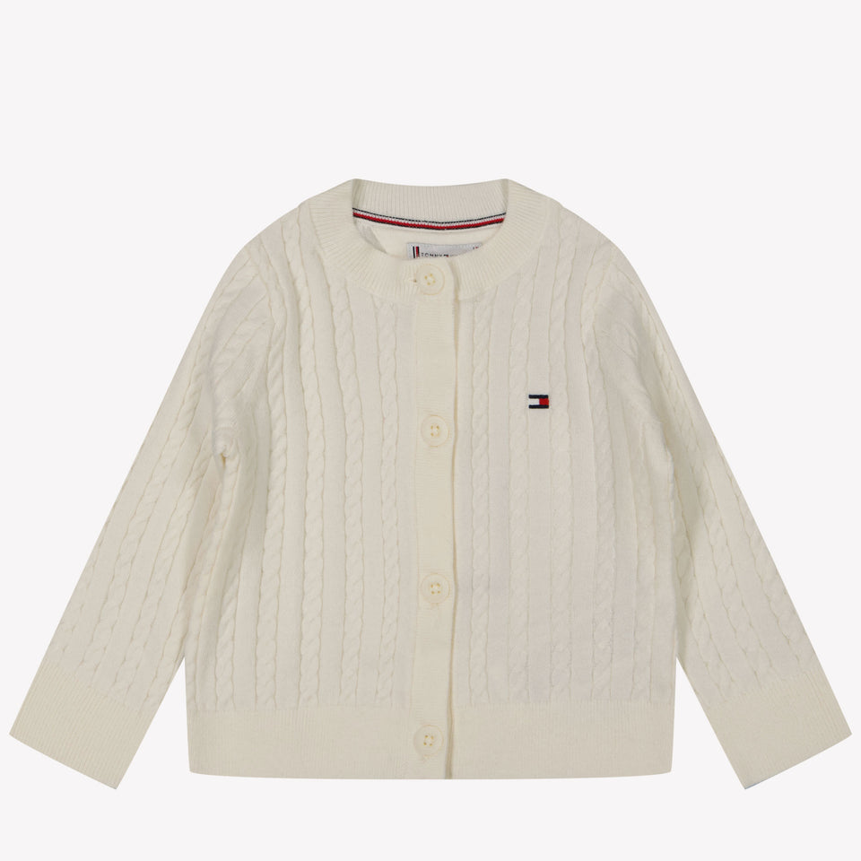 Tommy Hilfiger Bambino Ragazze Maglia Off White