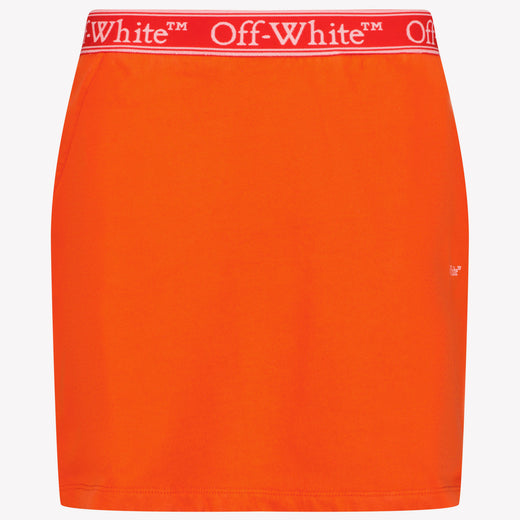 Off-White Niño Chicas Falda Rojo