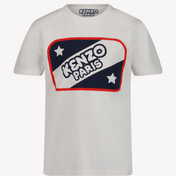 Kenzo Kids Child Boys T-shirt biały