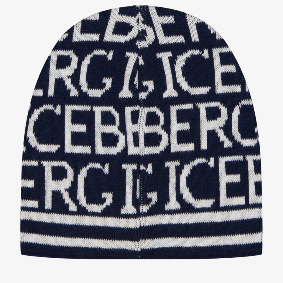 Iceberg Bambino Ragazzi Cappotto Navy