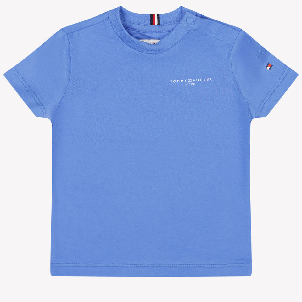 Tommy Hilfiger Bébé Unisexe T-shirt Bleu Cobalt