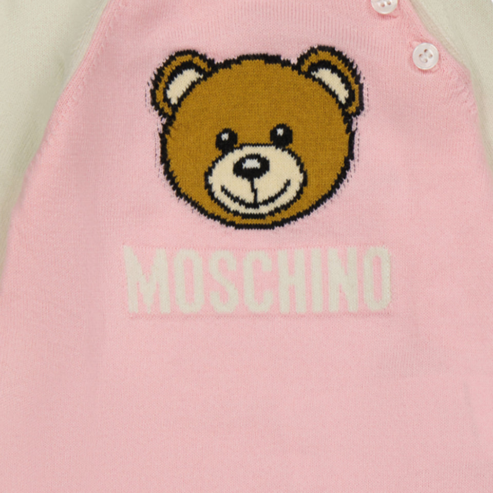Moschino Baby unisex box suit Light Pink