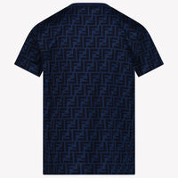 Fendi Ragazzo Unisex Maglietta dentro Navy