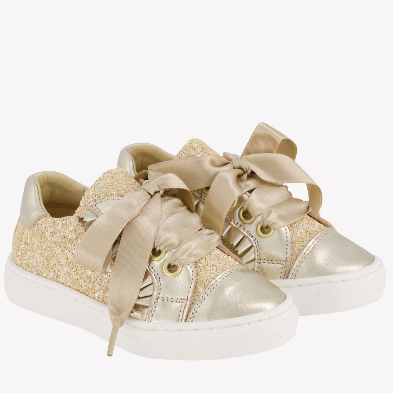 Andanines Mädchen Sneakers Beige