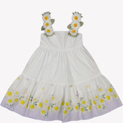 Monnalisa baby kjole hvit